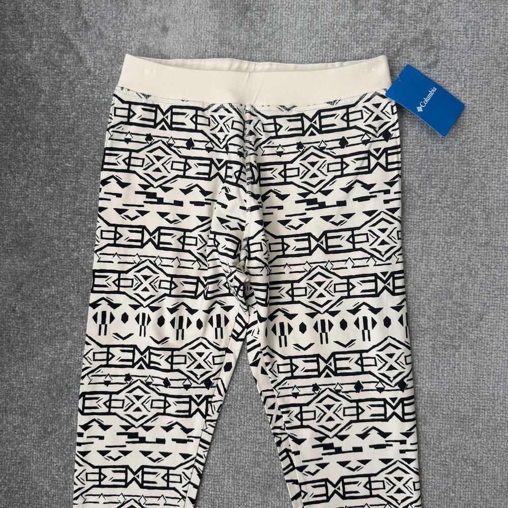 Columbia Leggings Womens Small Black Holly Hideaway Stretch Aztec AK9949-191 - Picture 2 of 13